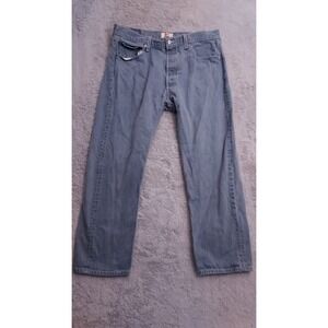 Levis 501xx Jeans Mens 36x30 (FITS 34X28) Button Fly Original Fit Blue Denim